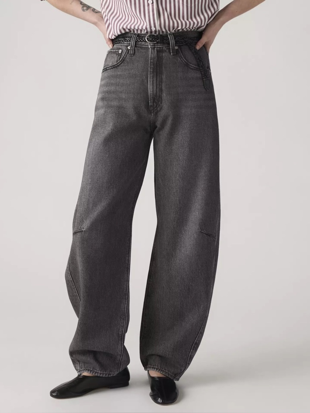 Levi cinch barrel jeans